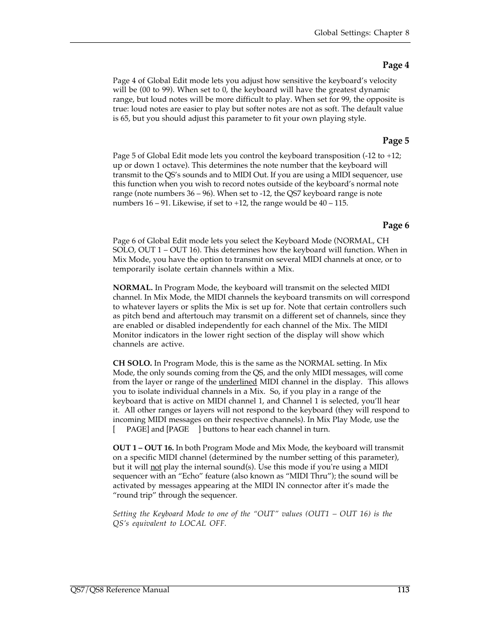 ALESIS QS7 User Manual | Page 115 / 141