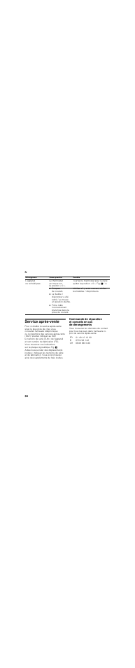 Coupure de courant, Service après-vente, Fr 50 | Siemens KI24LV21FF User Manual | Page 50 / 85