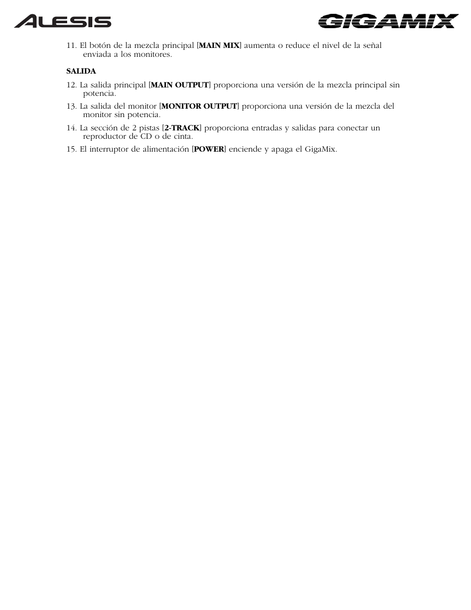 ALESIS 6FX User Manual | Page 22 / 58