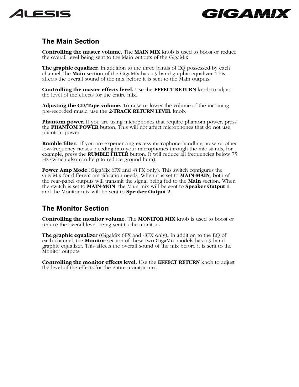 ALESIS 6FX User Manual | Page 5 / 58