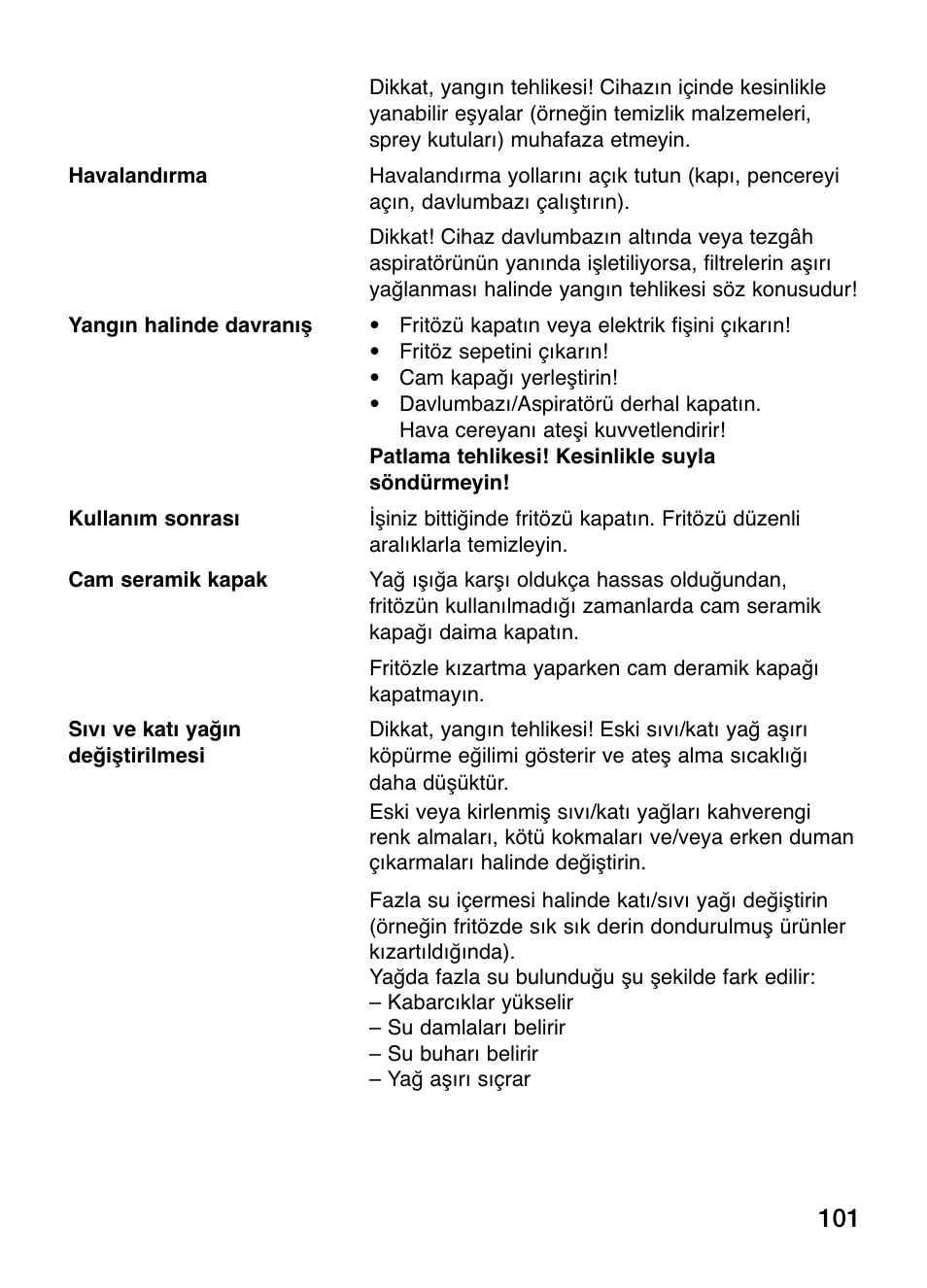 Siemens ET375GA11E User Manual | Page 101 / 112