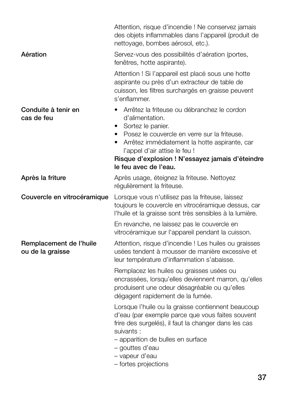 Siemens ET375GA11E User Manual | Page 37 / 112