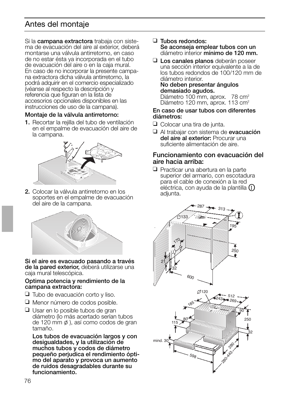 Antes del montaje | Siemens LI23031 User Manual | Page 76 / 96