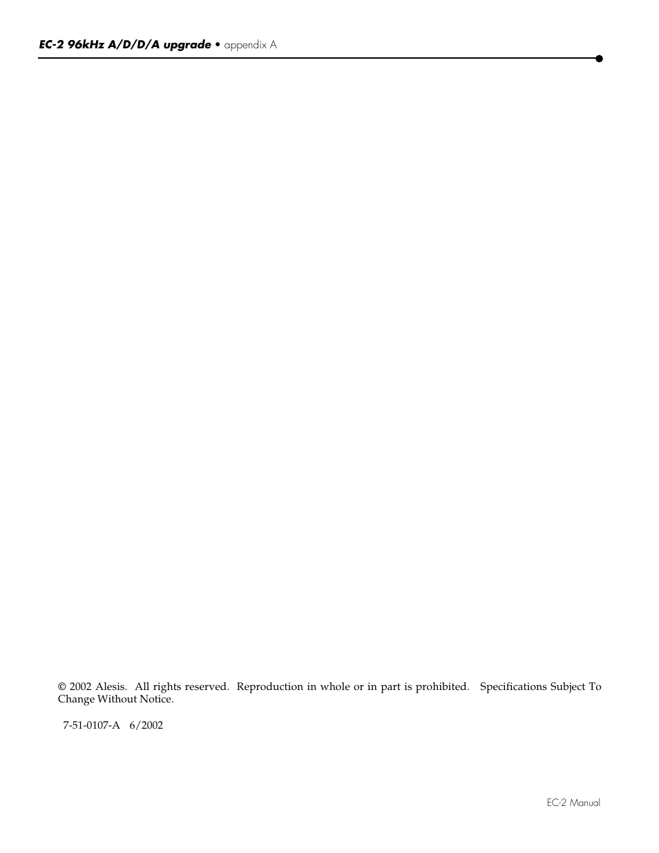 ALESIS EC-2 User Manual | Page 2 / 15