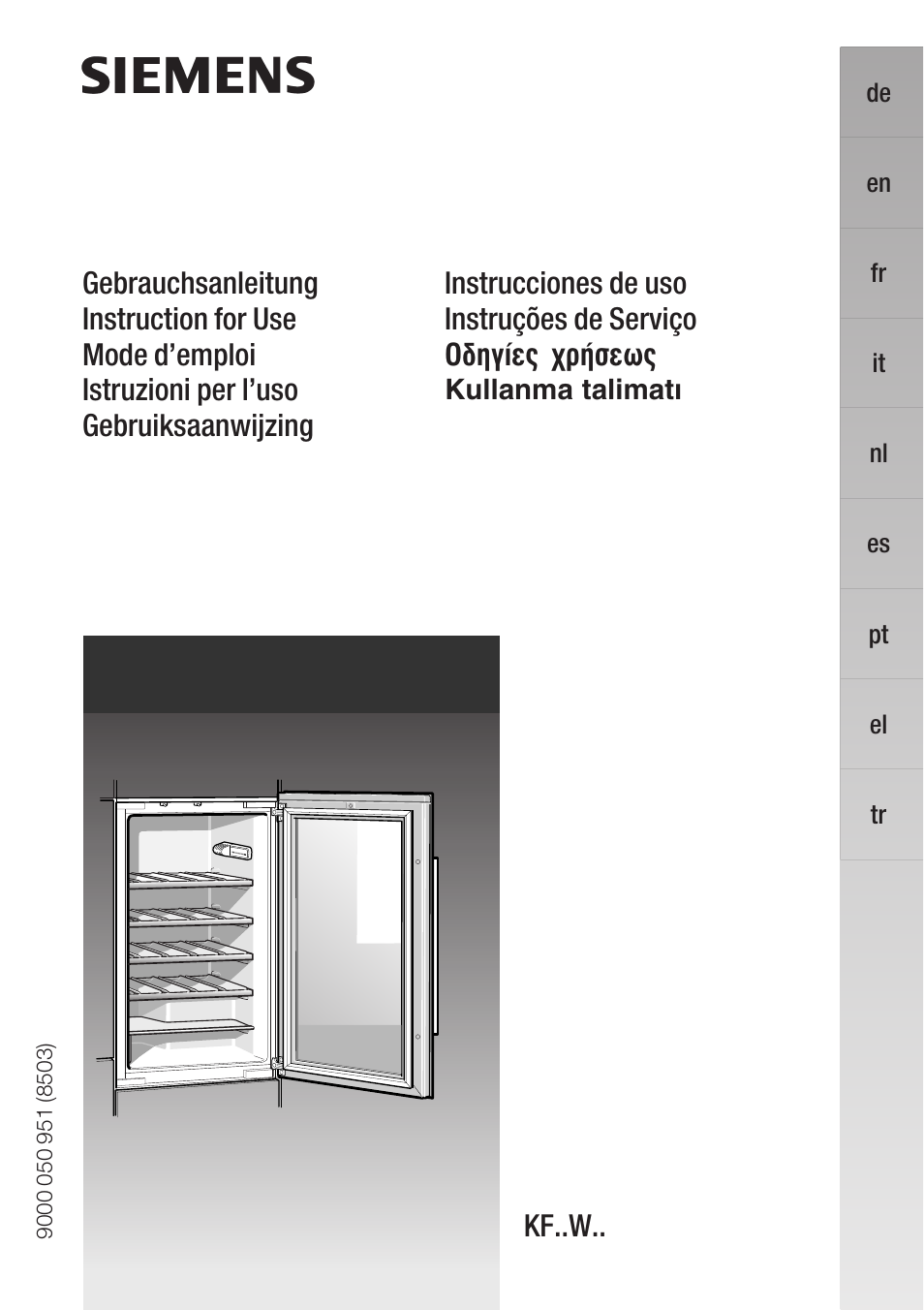 Siemens KF18WA41IE User Manual | 101 pages