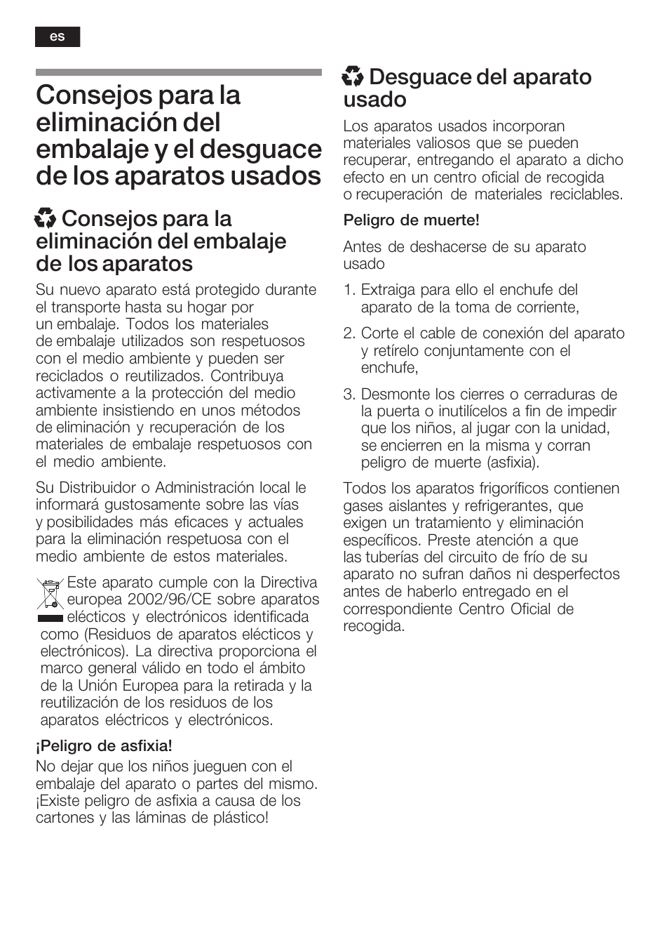 X desguace del aparato usado | Siemens KF18WA41IE User Manual | Page 54 / 101