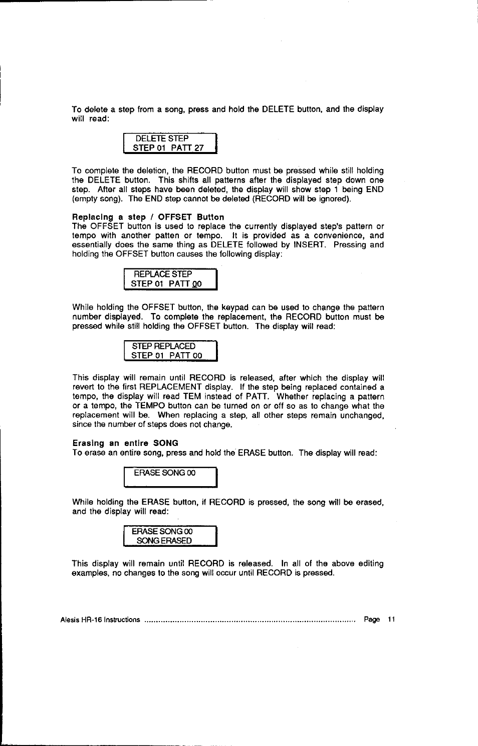 ALESIS HR-16:B User Manual | Page 13 / 72