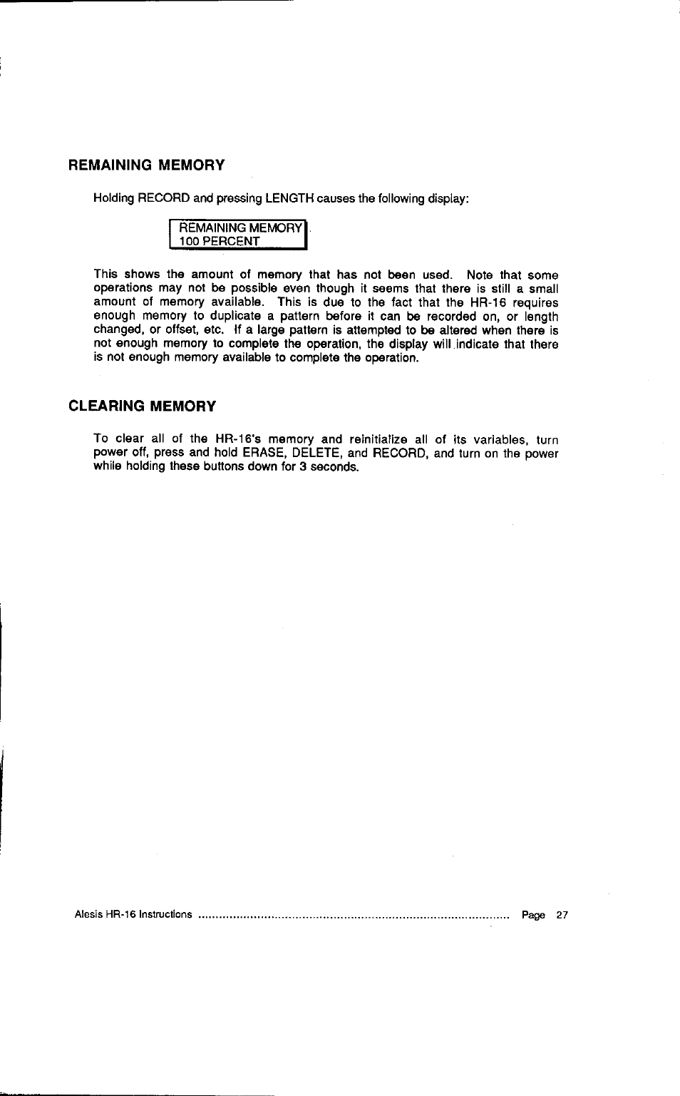 ALESIS HR-16:B User Manual | Page 33 / 72