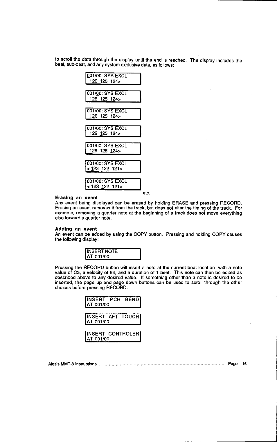 ALESIS HR-16:B User Manual | Page 56 / 72