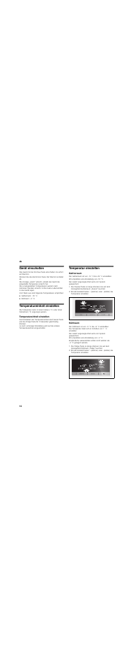 Gerät einschalten, Temperatureinheit einstellen, Temperatur einstellen | Gefrierraum, Kühlraum, De 12 | Siemens KA62DV71 User Manual | Page 12 / 129