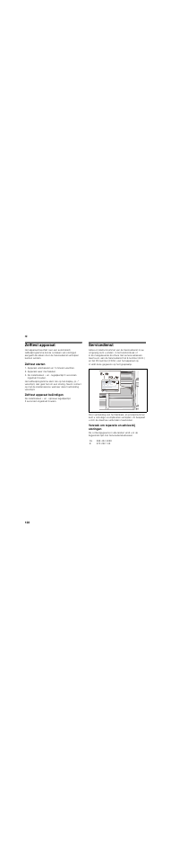 Zelftest apparaat, Zelftest starten, Zelftest apparaat beëindigen | Servicedienst, Verzoek om reparatie en advies bij storingen | Siemens KA62DV71 User Manual | Page 128 / 129