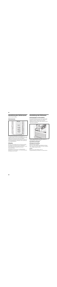 Ausstattung des gefrierraums, Gefrierkalender, Kälteakku | Ausstattung des kühlraums, Gemüsebehälter mit feuchtefilter | Siemens KA62DV71 User Manual | Page 20 / 129