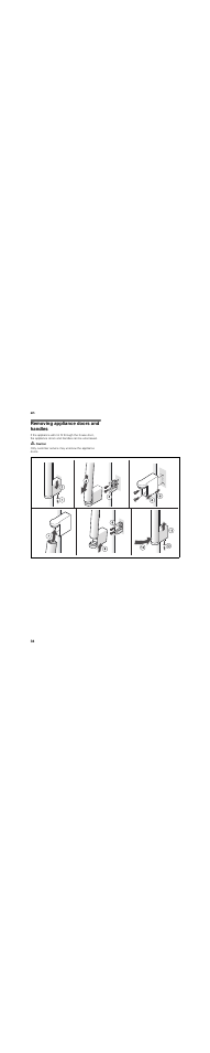 Removing appliance doors and handles | Siemens KA62DV71 User Manual | Page 34 / 129