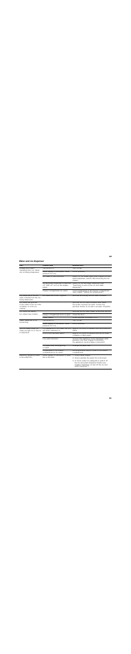 Water and ice dispenser | Siemens KA62DV71 User Manual | Page 51 / 129