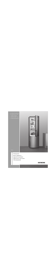 Siemens KI24RX30 User Manual | 62 pages