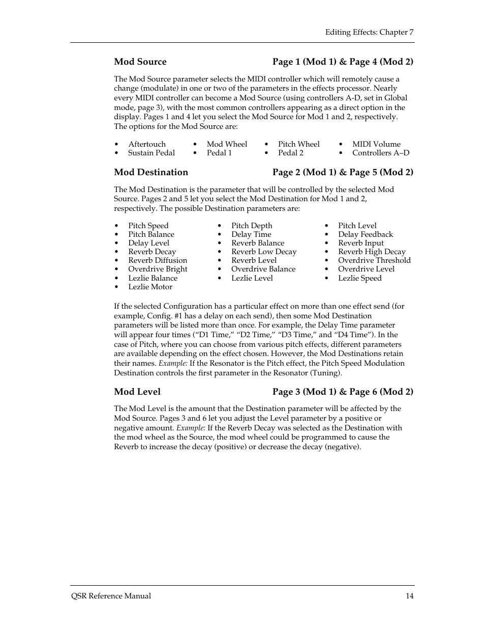 ALESIS QSR 64 User Manual | Page 102 / 143