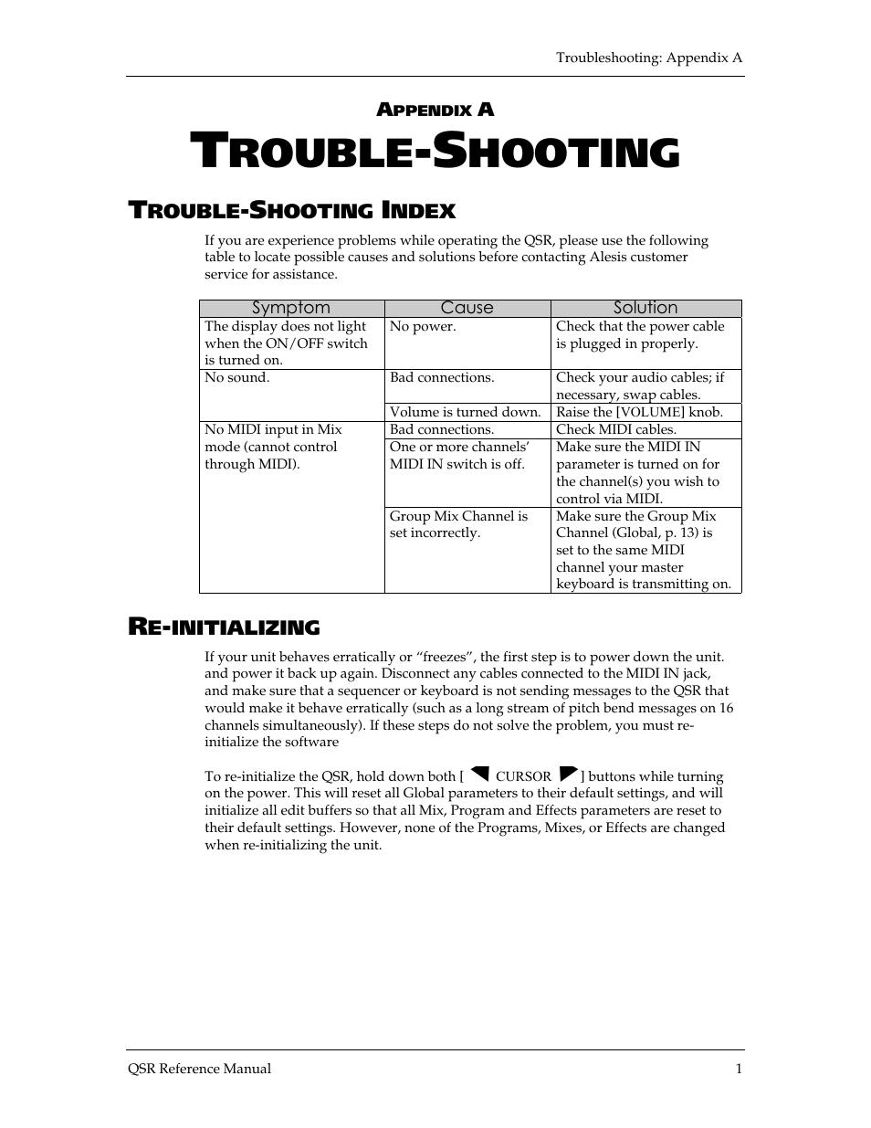 Rouble, Hooting | ALESIS QSR 64 User Manual | Page 130 / 143