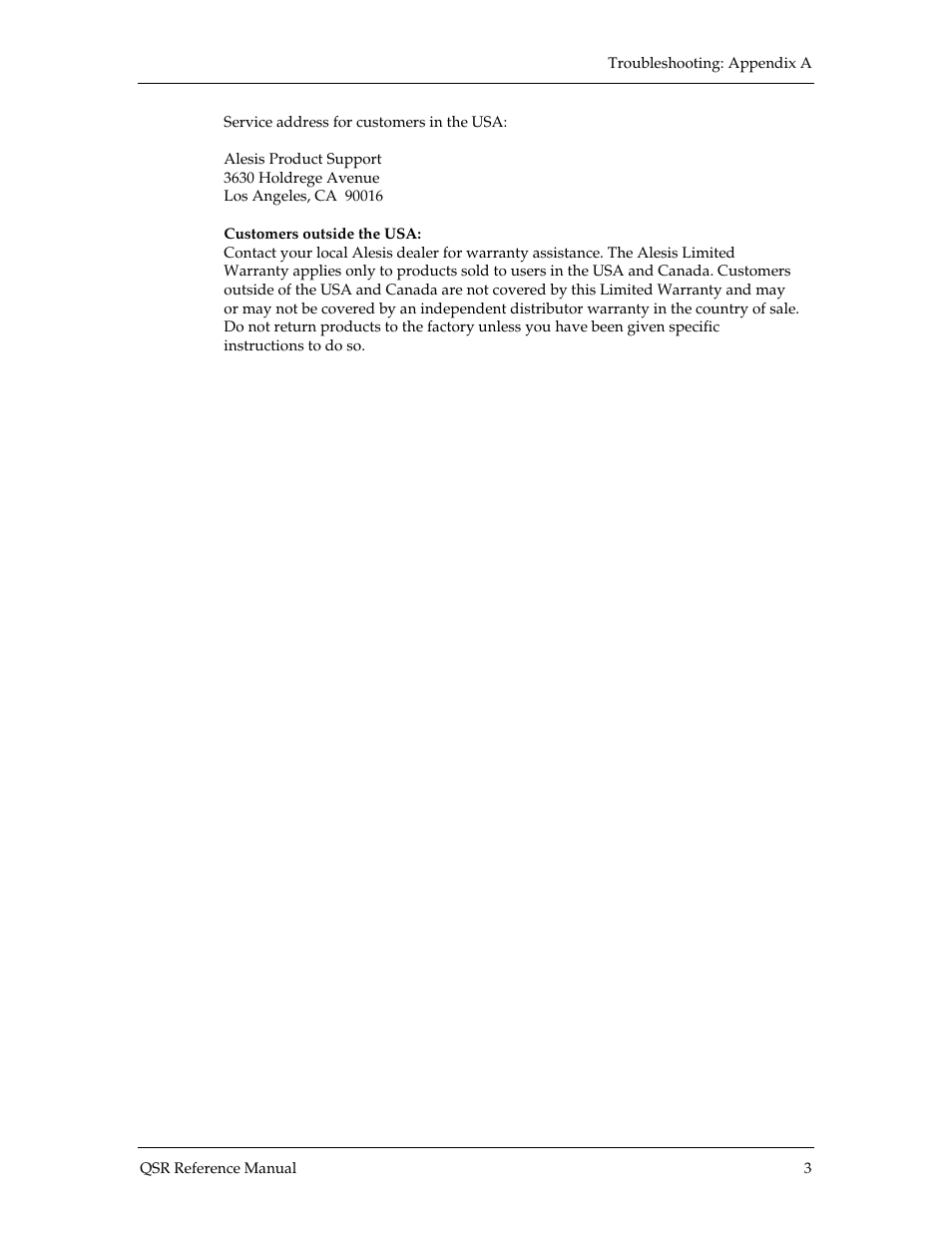 ALESIS QSR 64 User Manual | Page 132 / 143