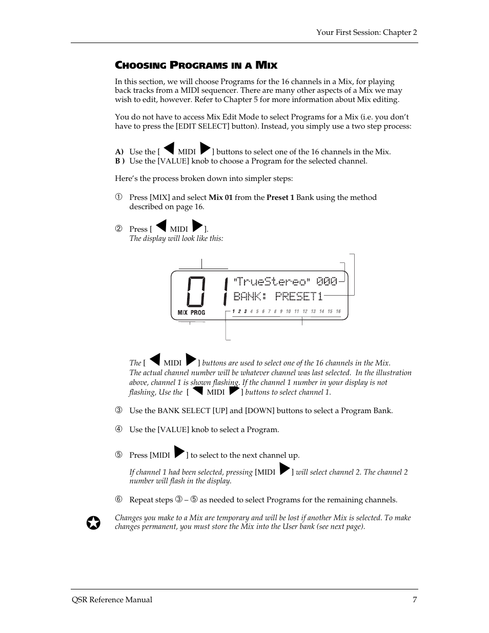 ALESIS QSR 64 User Manual | Page 17 / 143