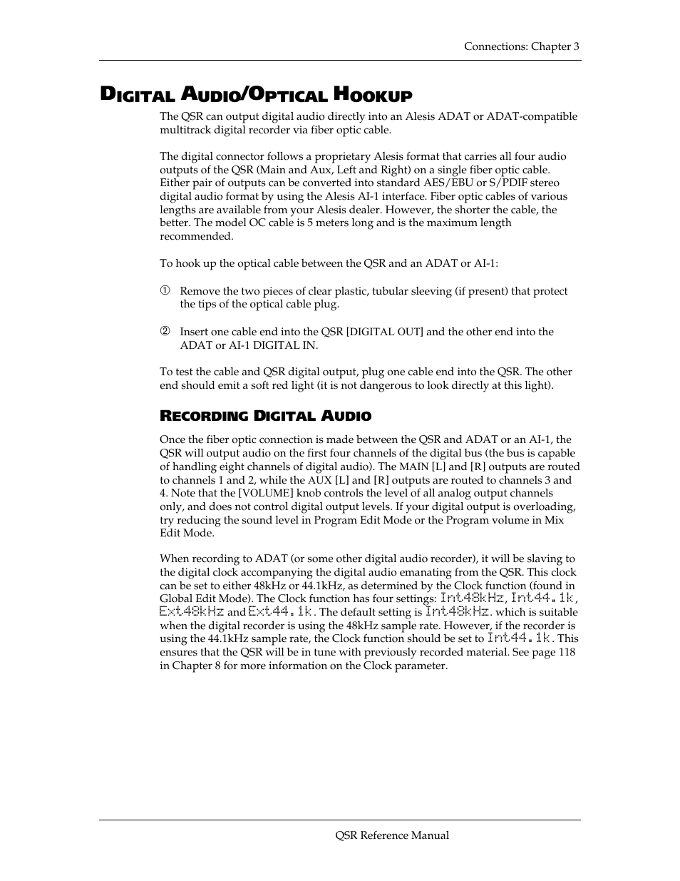 ALESIS QSR 64 User Manual | Page 25 / 143