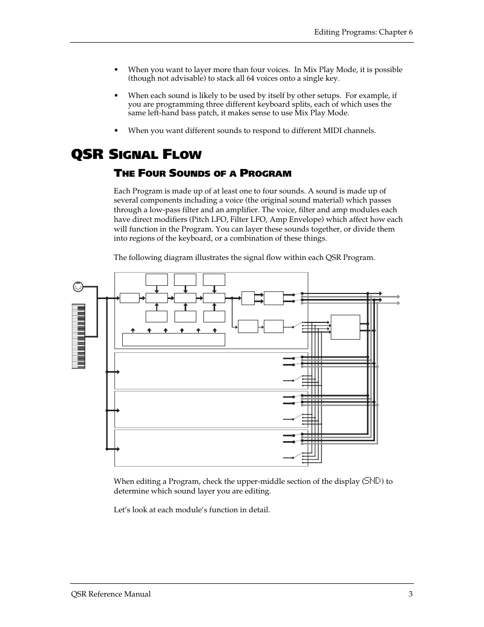 Qsr s, Ignal, Ounds of a | Rogram | ALESIS QSR 64 User Manual | Page 50 / 143