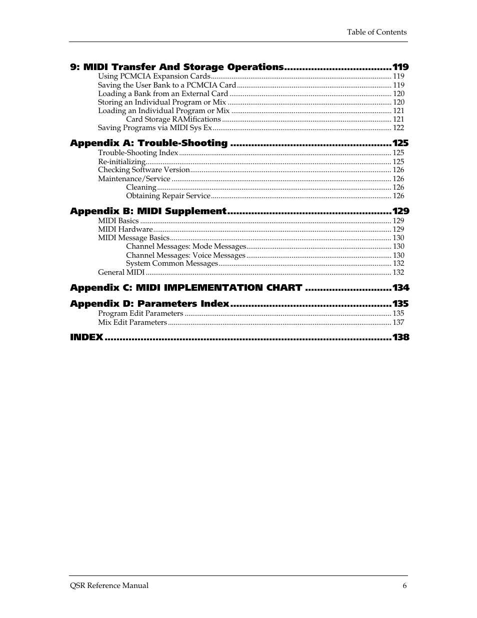 ALESIS QSR 64 User Manual | Page 7 / 143