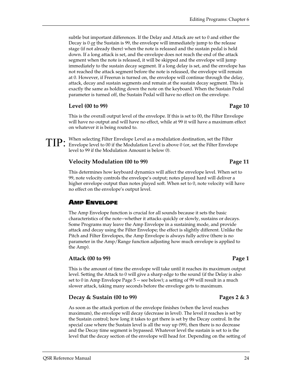 ALESIS QSR 64 User Manual | Page 71 / 143