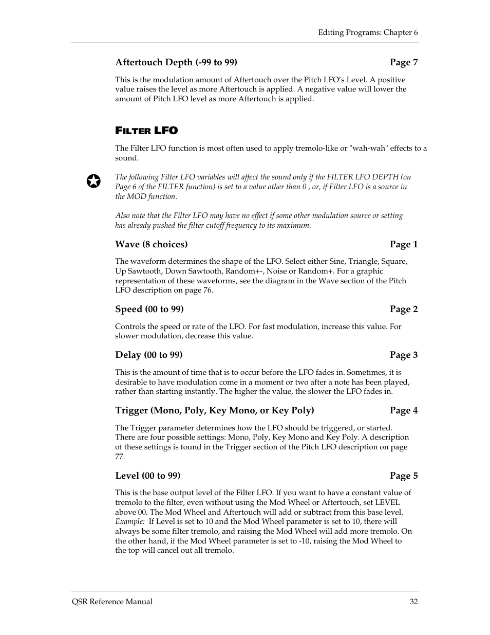 ALESIS QSR 64 User Manual | Page 79 / 143