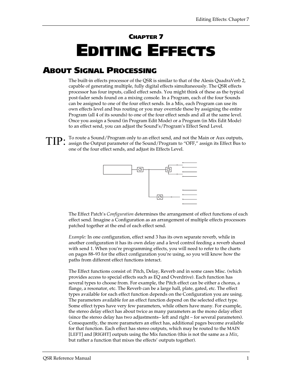 Diting, Ffects | ALESIS QSR 64 User Manual | Page 89 / 143