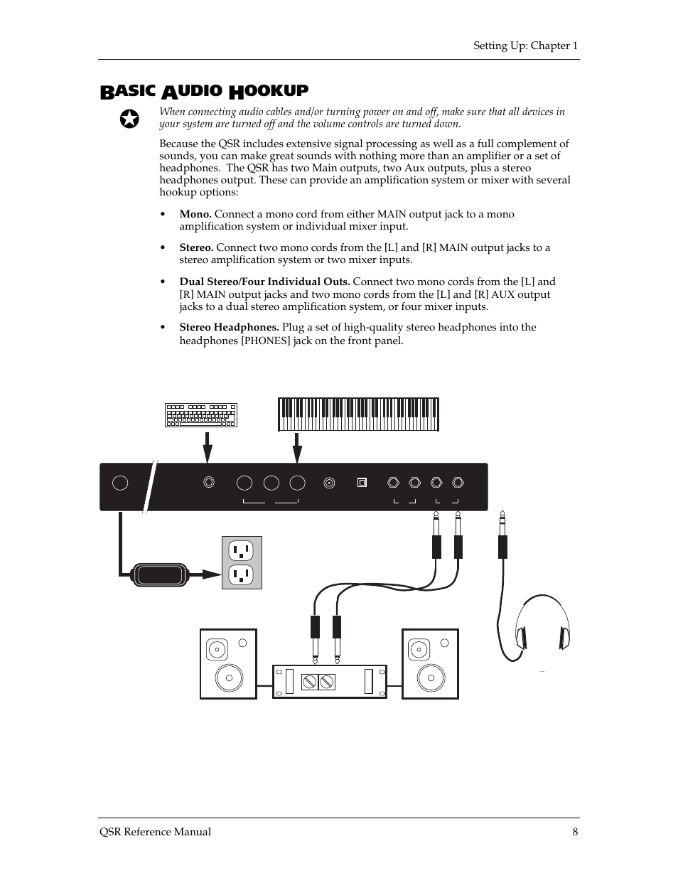 Asic, Udio, Ookup | ALESIS QSR 64 User Manual | Page 9 / 143