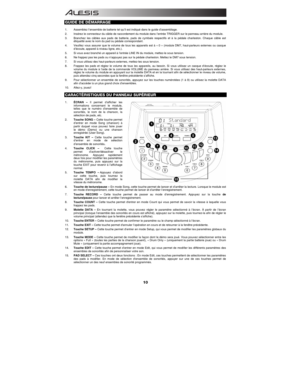 ALESIS DM7 User Manual | Page 10 / 16