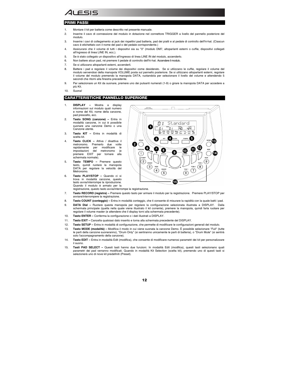 ALESIS DM7 User Manual | Page 12 / 16