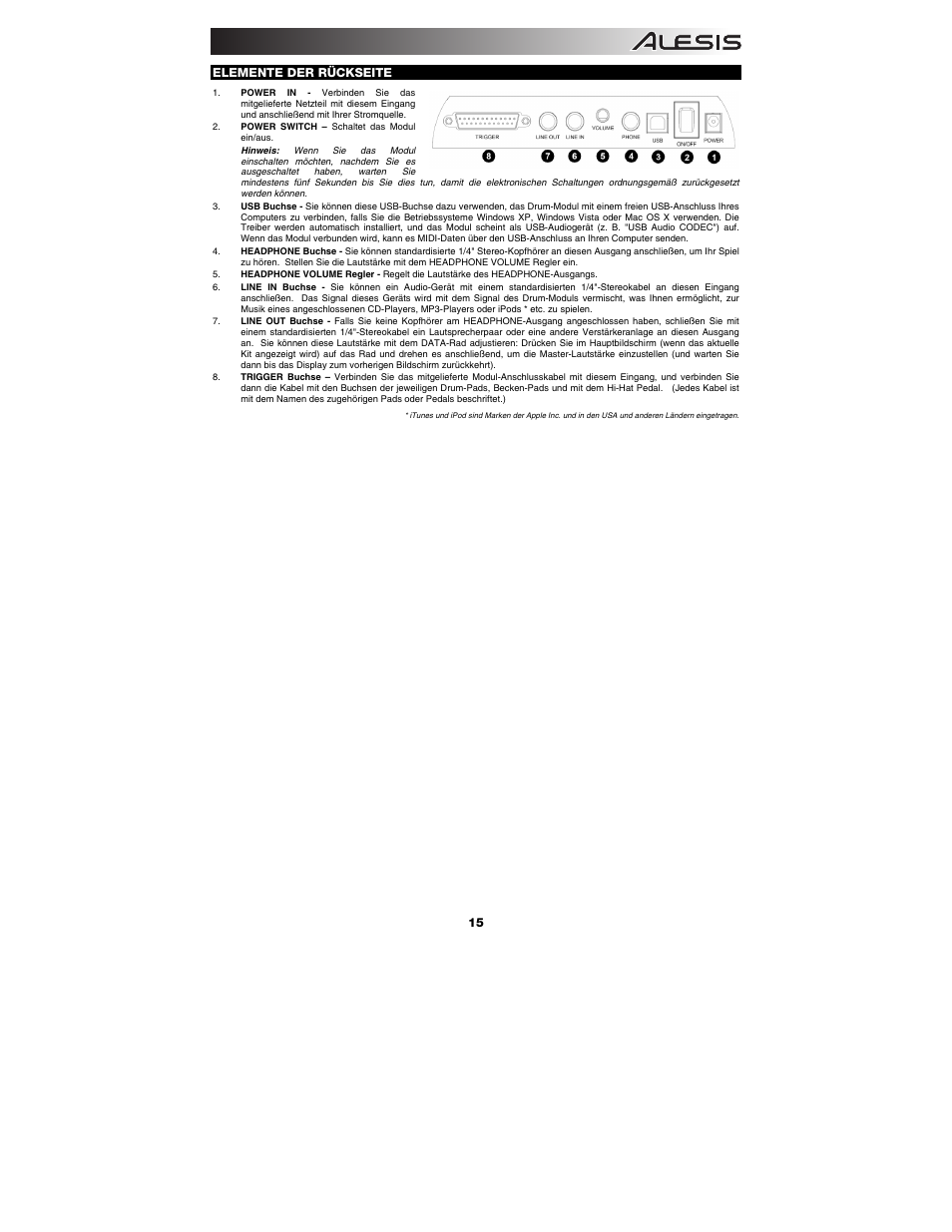 ALESIS DM7 User Manual | Page 15 / 16