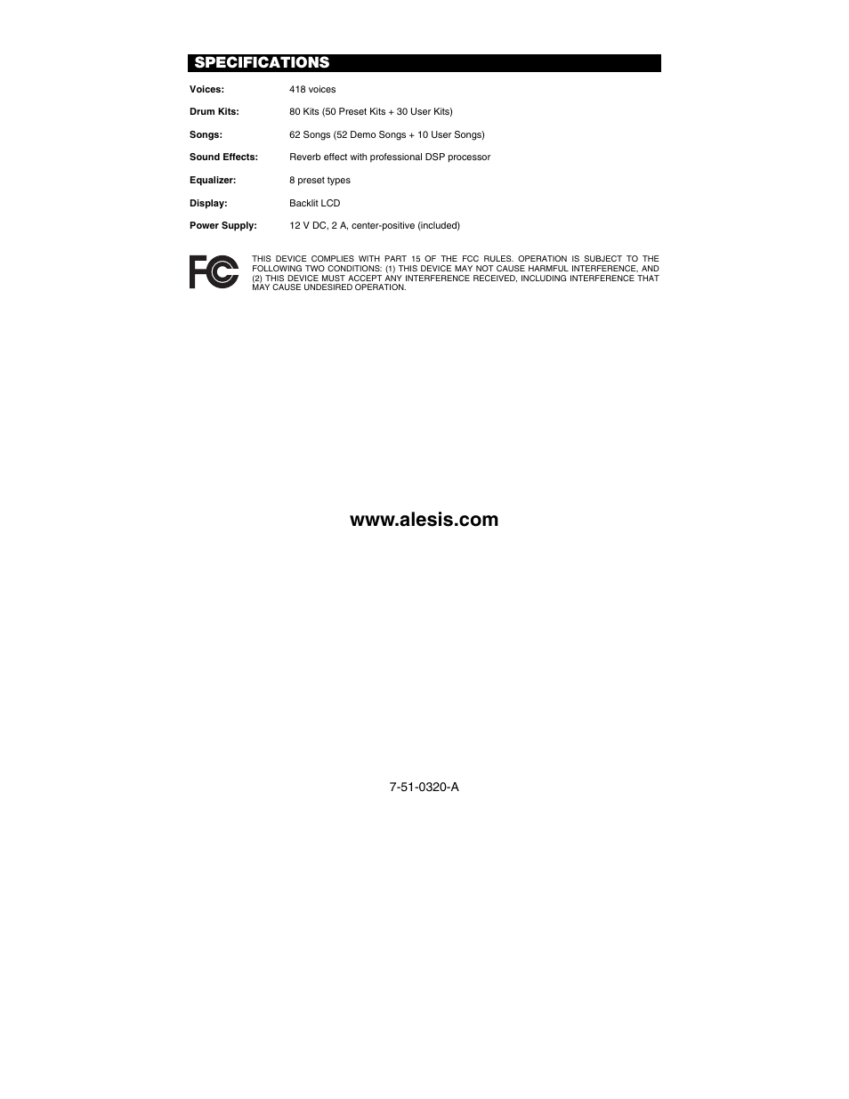 ALESIS DM7 User Manual | Page 16 / 16