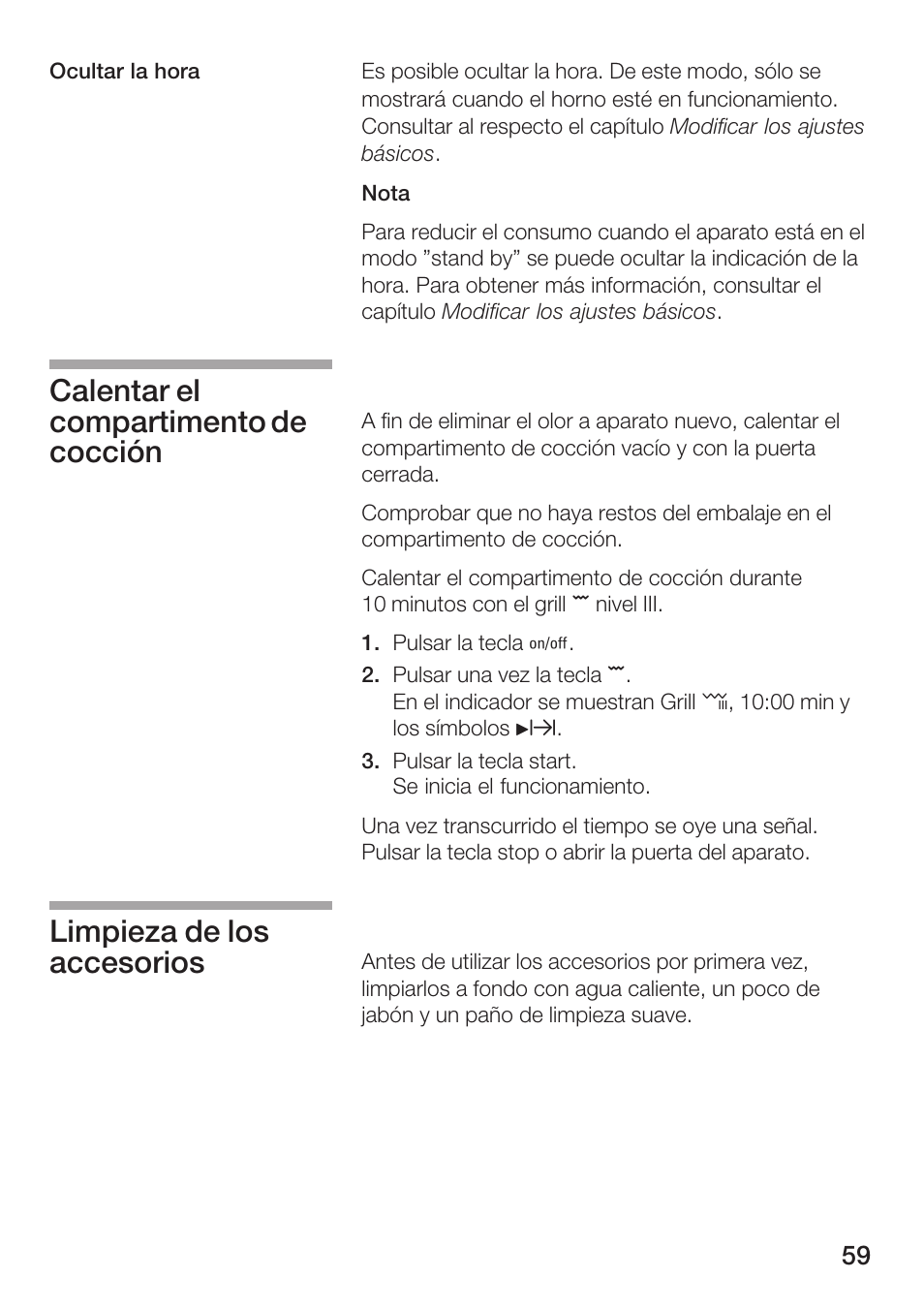 Siemens HF25G5L2 User Manual | Page 59 / 188