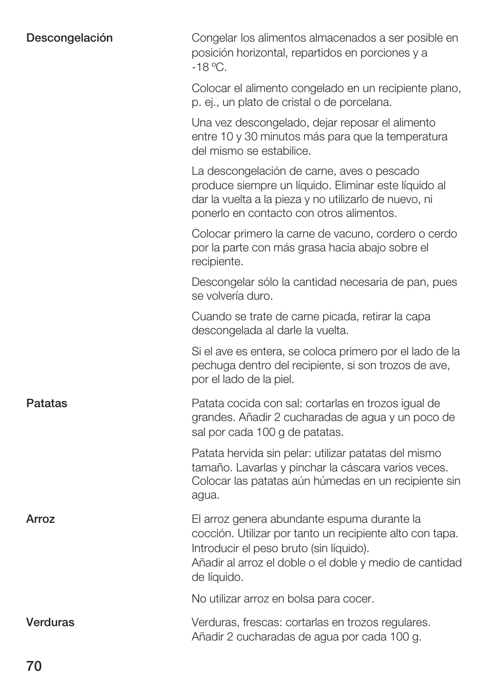 Siemens HF25G5L2 User Manual | Page 70 / 188