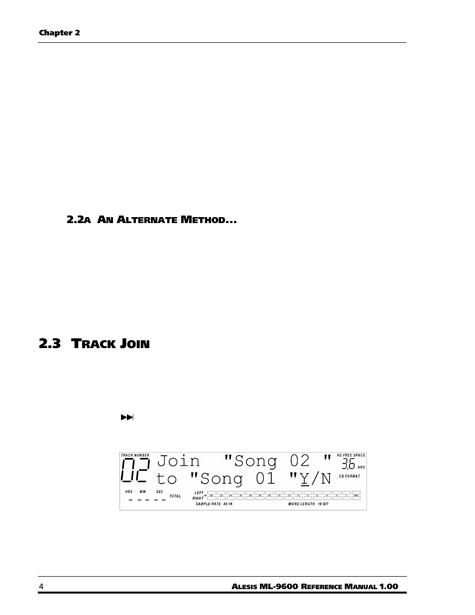 Rack | ALESIS MASTERLINK ML-9600 User Manual | Page 8 / 24