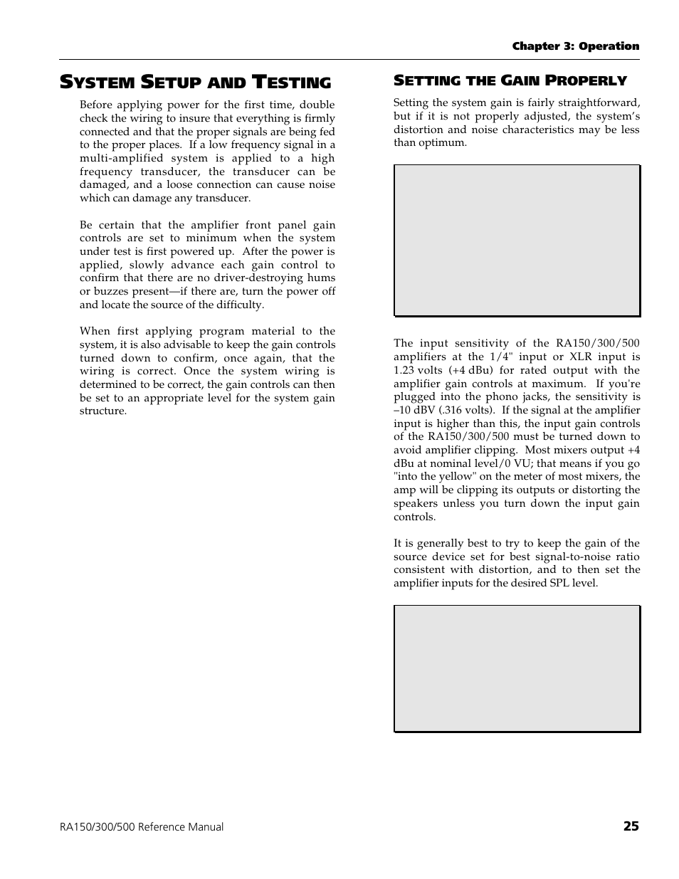 ALESIS POWER AMPLIFIER RA500 User Manual | Page 27 / 38