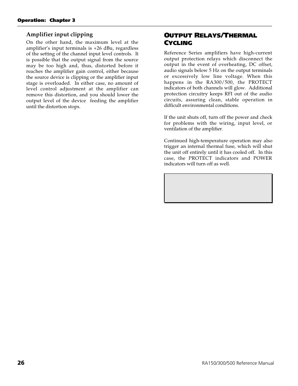 ALESIS POWER AMPLIFIER RA500 User Manual | Page 28 / 38