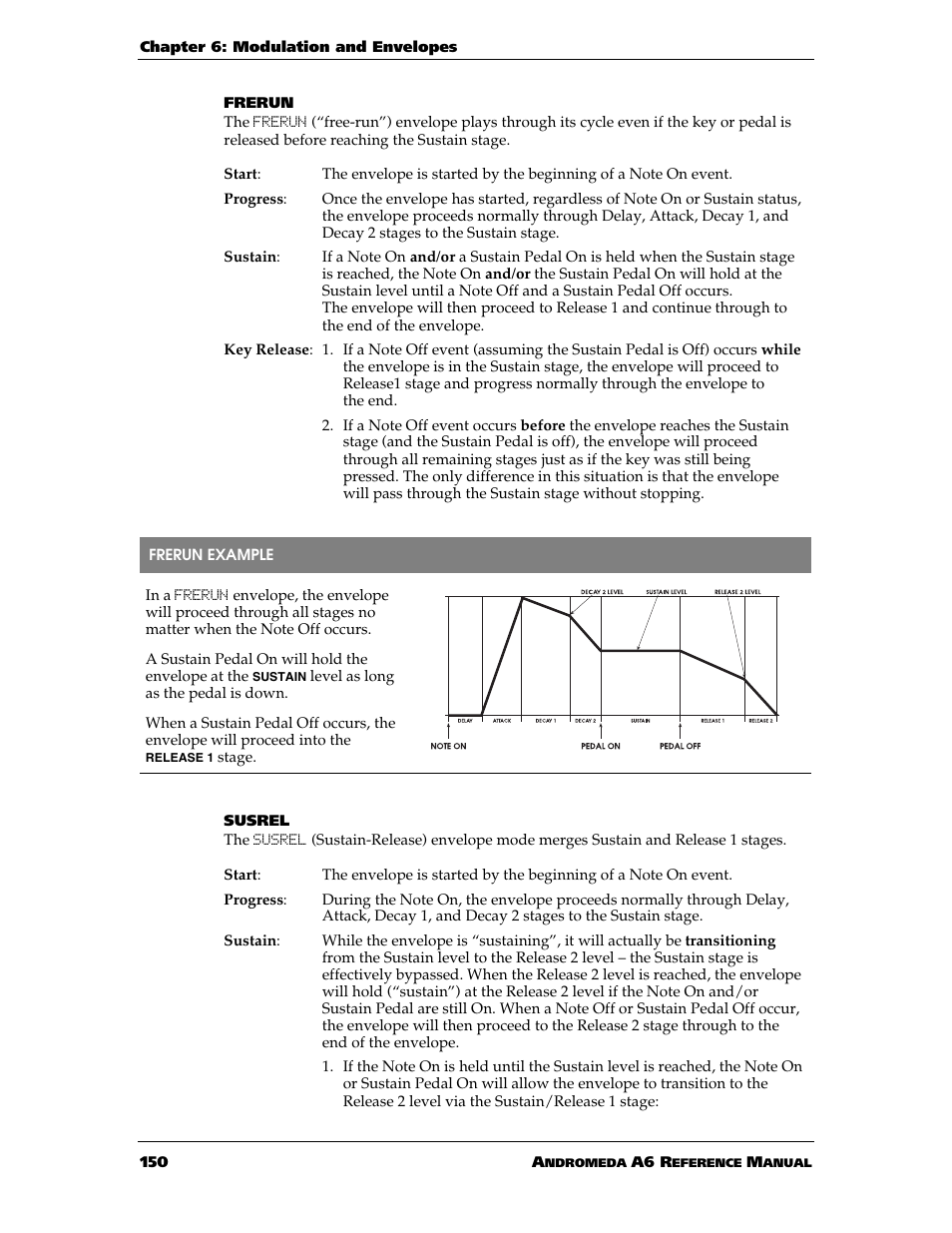 ALESIS ANDROMEDA A6 User Manual | Page 152 / 280