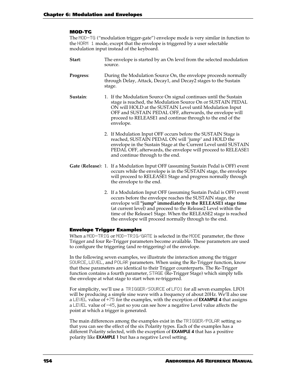 ALESIS ANDROMEDA A6 User Manual | Page 156 / 280