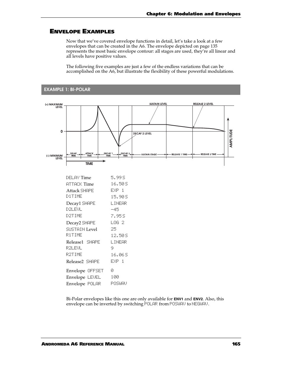 ALESIS ANDROMEDA A6 User Manual | Page 167 / 280