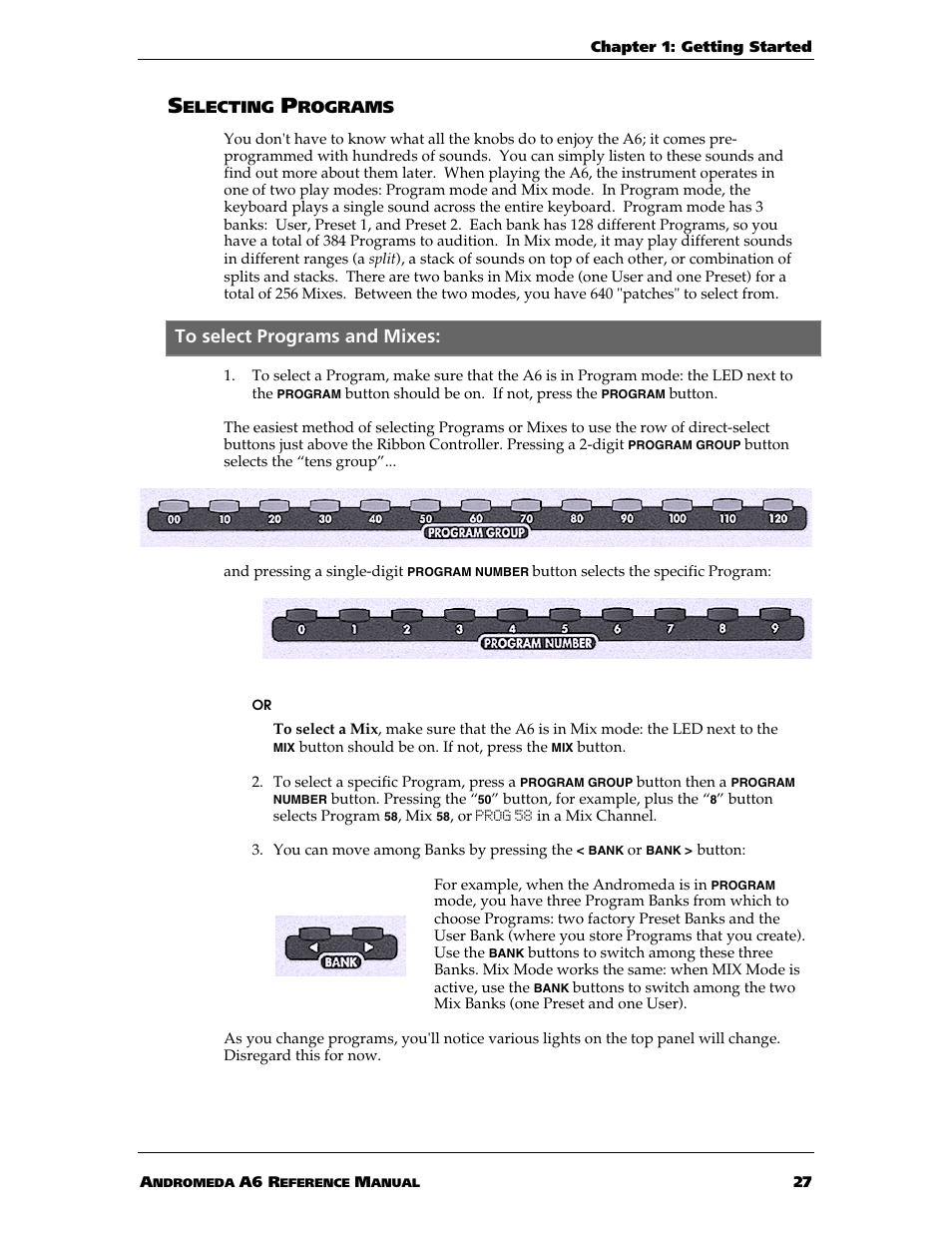 ALESIS ANDROMEDA A6 User Manual | Page 29 / 280