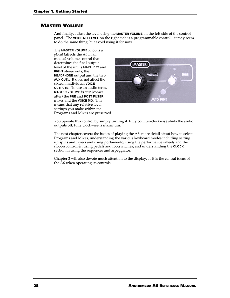 ALESIS ANDROMEDA A6 User Manual | Page 30 / 280