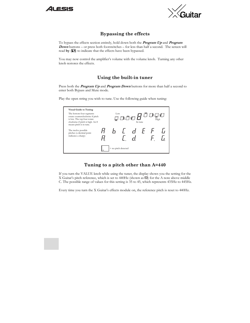 ALESIS X User Manual | Page 18 / 82