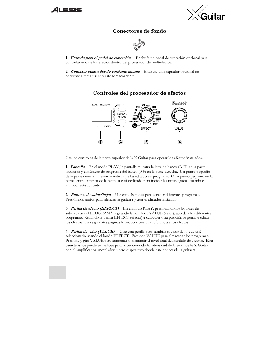 ALESIS X User Manual | Page 22 / 82