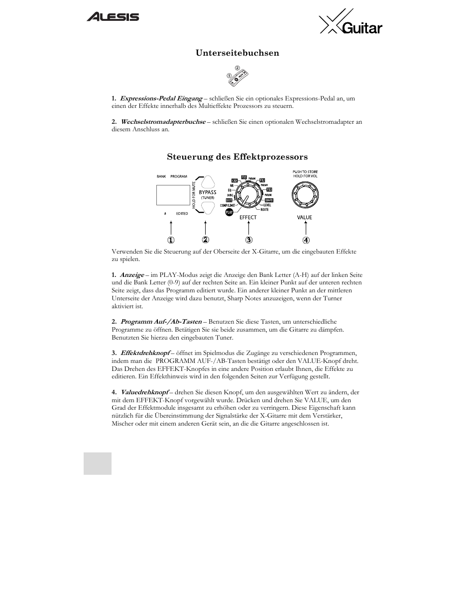 ALESIS X User Manual | Page 54 / 82