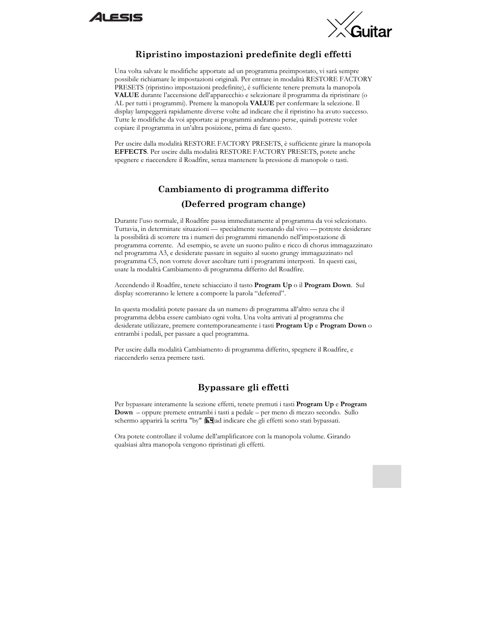 ALESIS X User Manual | Page 81 / 82