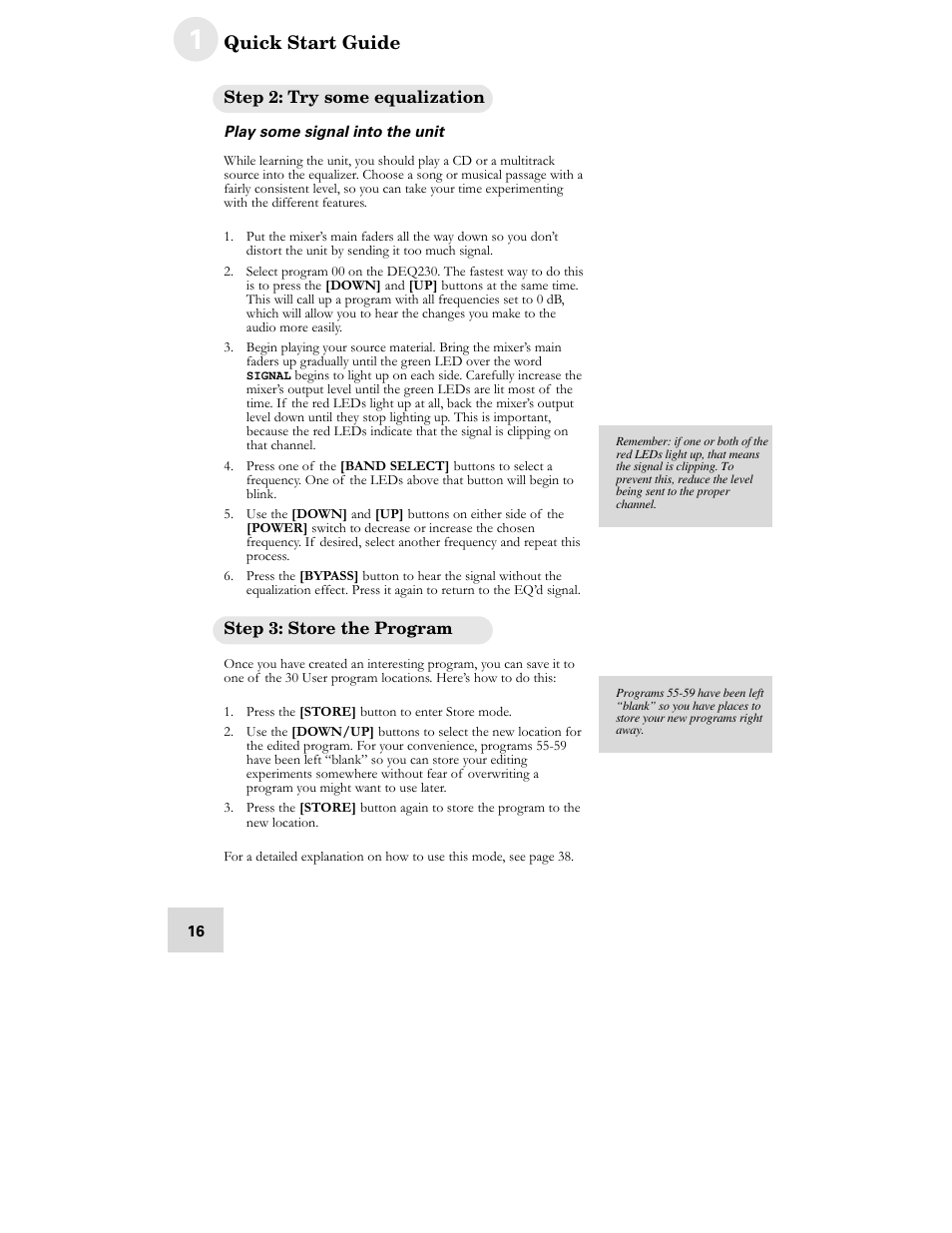 ALESIS DEQ230D User Manual | Page 18 / 80