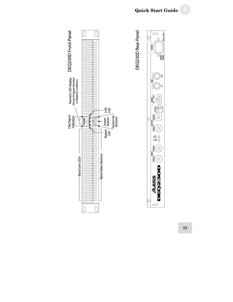 ALESIS DEQ230D User Manual | Page 19 / 80